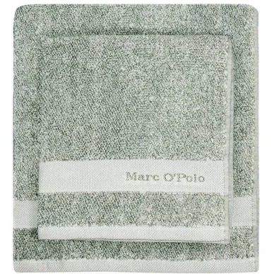 Commande En Gros Serviette de Toilette Marc O‘Polo Melange Pine Green Off White